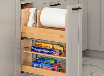 No Wiggle Paper Towel Pullout