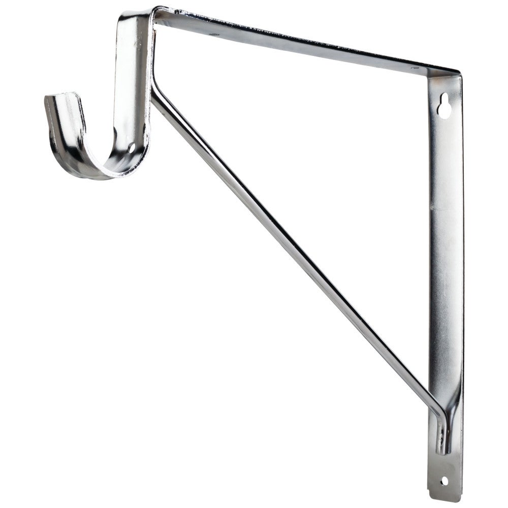 Shelf Bracket with Rod Support