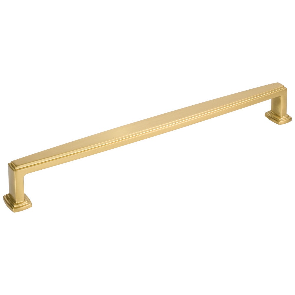 12" Center-to-Center Brushed Gold Richard Appliance Handle