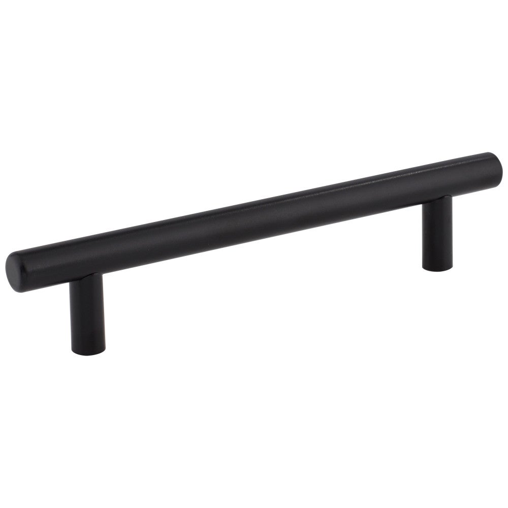 128 mm Center-to-Center Hollow Matte Black Stainless Steel Naples Cabinet Bar Pull