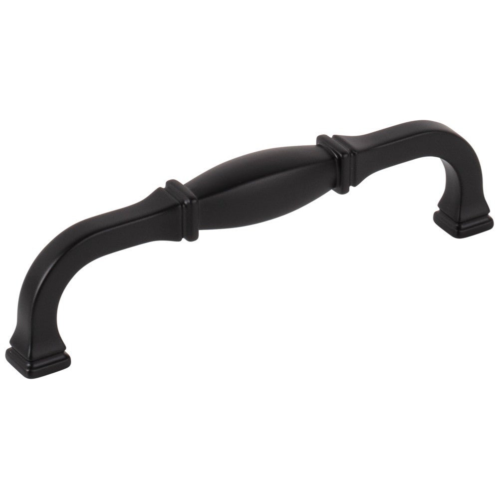 128 mm Center-to-Center Matte Black Audrey Cabinet Pull