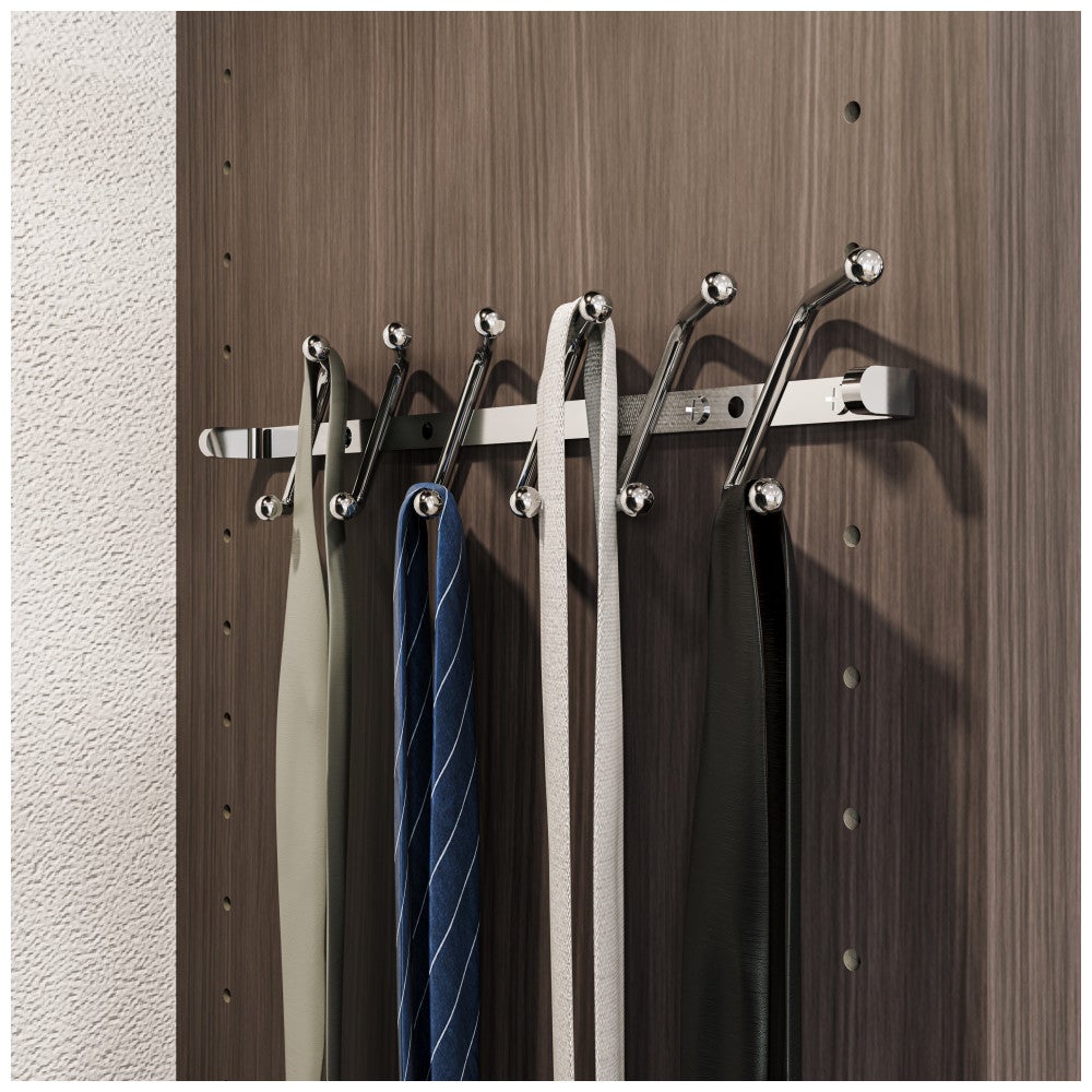 Screw-Mount Tie Rack
