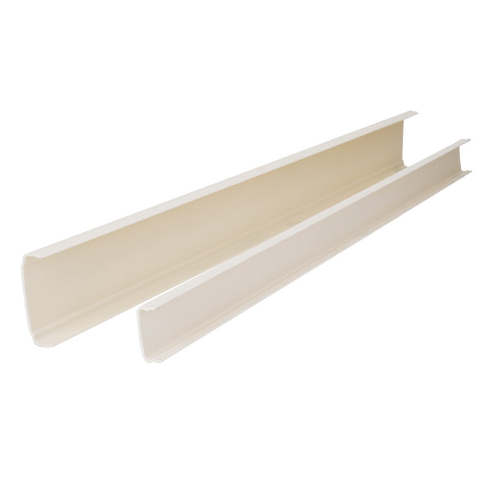 HR MAX™ White Plastic Cover for Drawer Member of 45 mm Height Ball Bearing Side Mount Drawer Slides