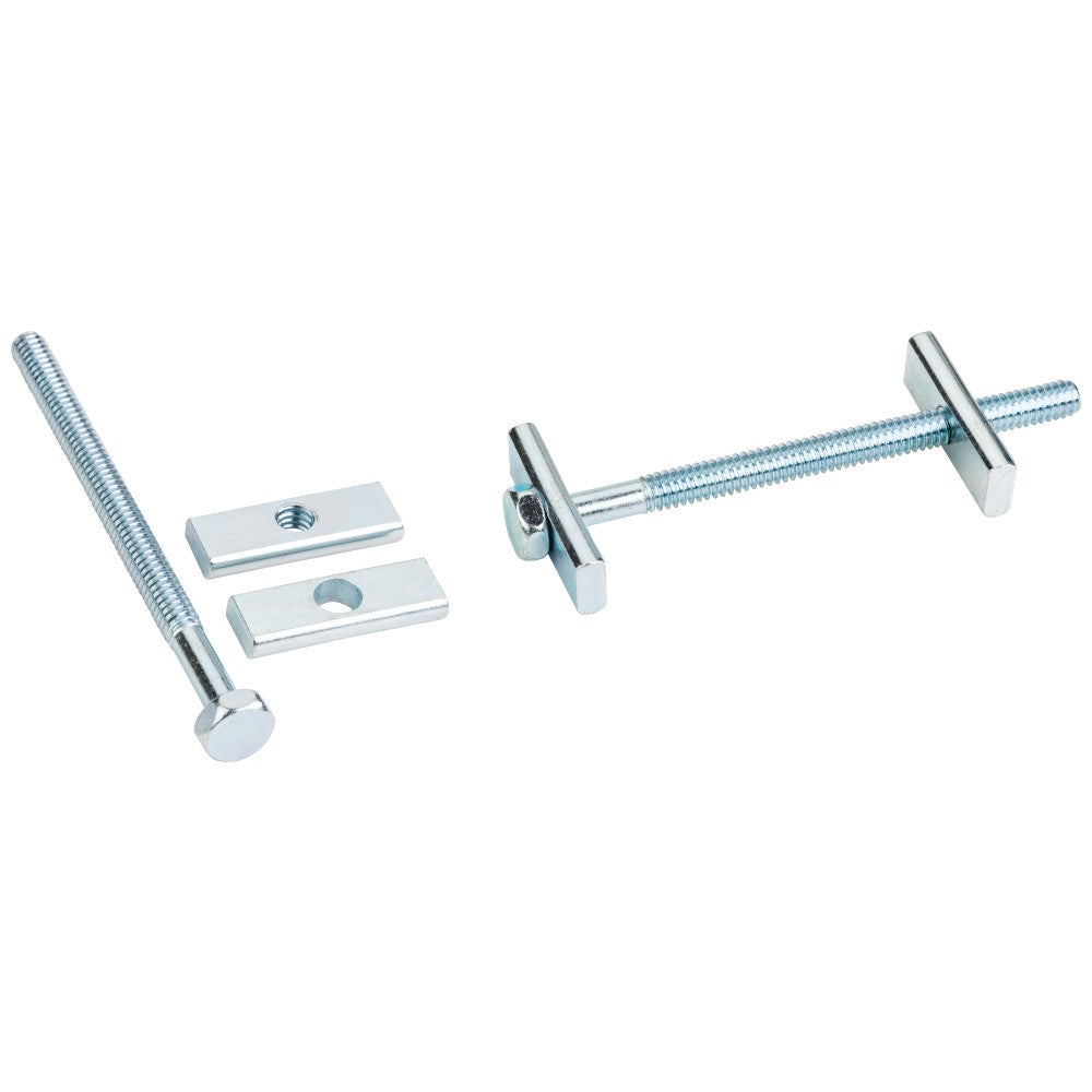 3-5/8" x 1/4" Diameter Zinc Plated Draw Bolt with 1-1/4" Wide Plate Sold by the Keg (450)