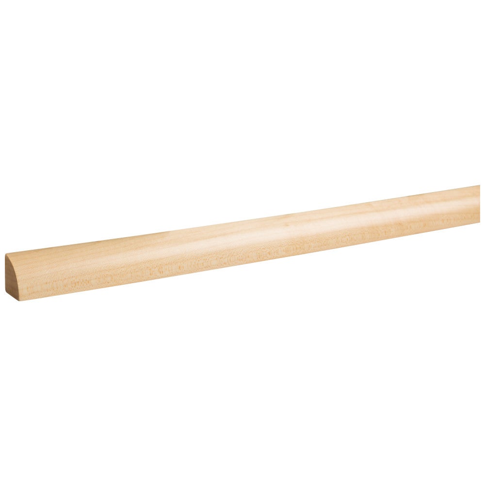 3/4" D x 3/4" H Hard Maple Quartered Moulding