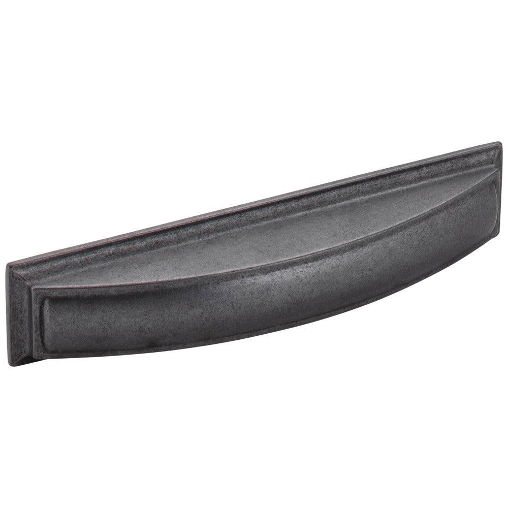 128 mm Center-to-Center Gun Metal Square Annadale Cabinet Cup Pull