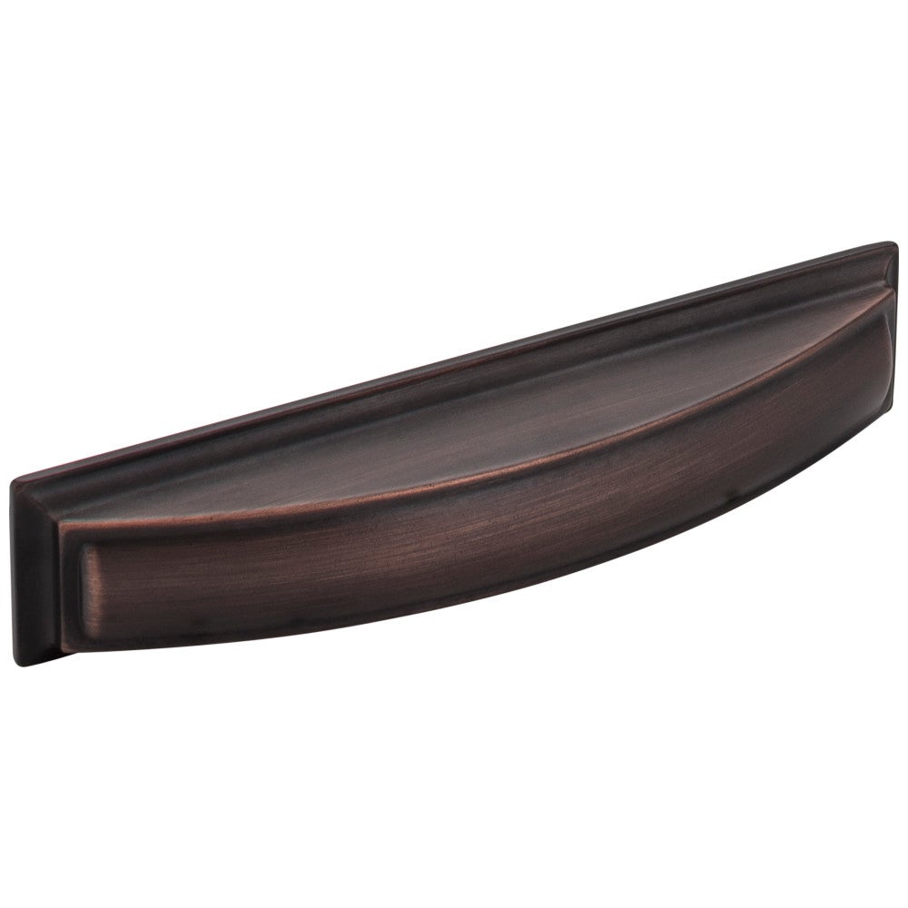 128 mm Center-to-Center Brushed Oil Rubbed Bronze Square Annadale Cabinet Cup Pull