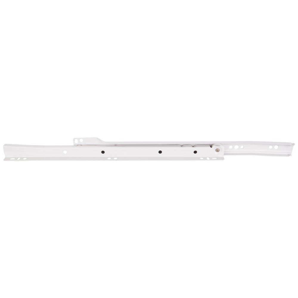 22" (550 mm) Standard Duty Cream White Self-closing 3/4 Extension Side Mount Epoxy Slide, Builder Pack