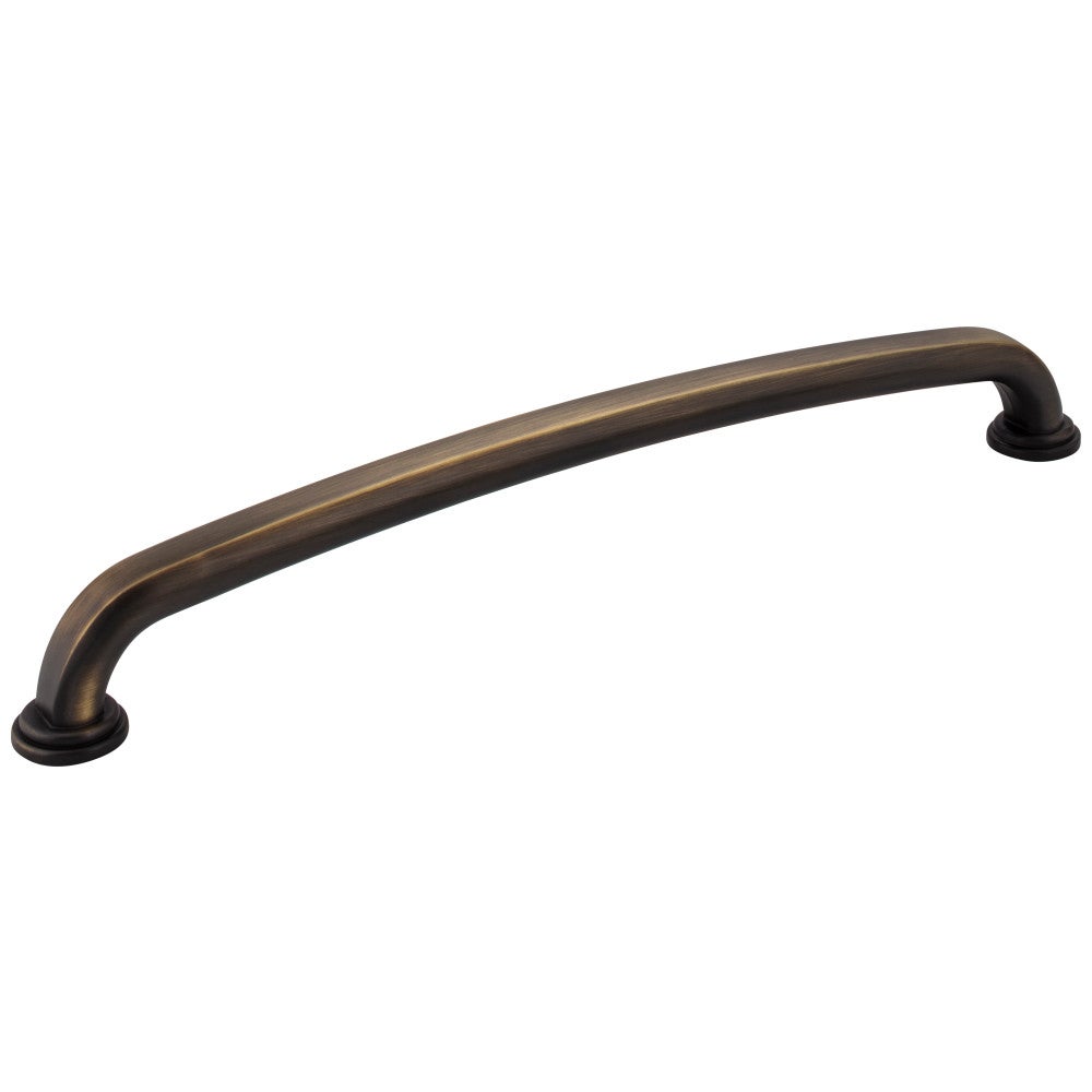 12" Center-to-Center Antique Brushed Satin Brass Bremen 1 Appliance Handle