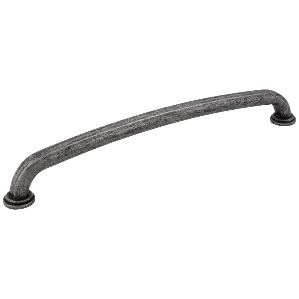 12" Center-to-Center Distressed Antique Silver Bremen 1 Appliance Handle