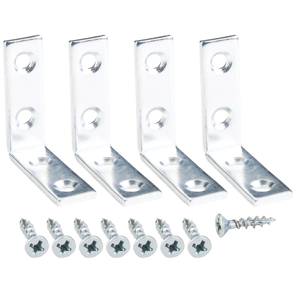 1-1/2" X 1-1/2" Corner Brace  Finish: Zinc Plated