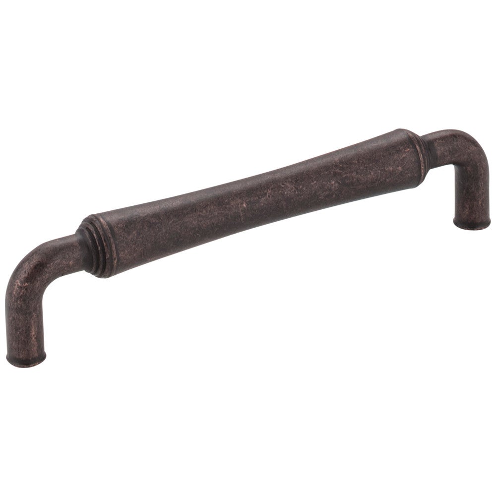 128 mm Center-to-Center Distressed Oil Rubbed Bronze Barrel Bremen 2 Cabinet Pull