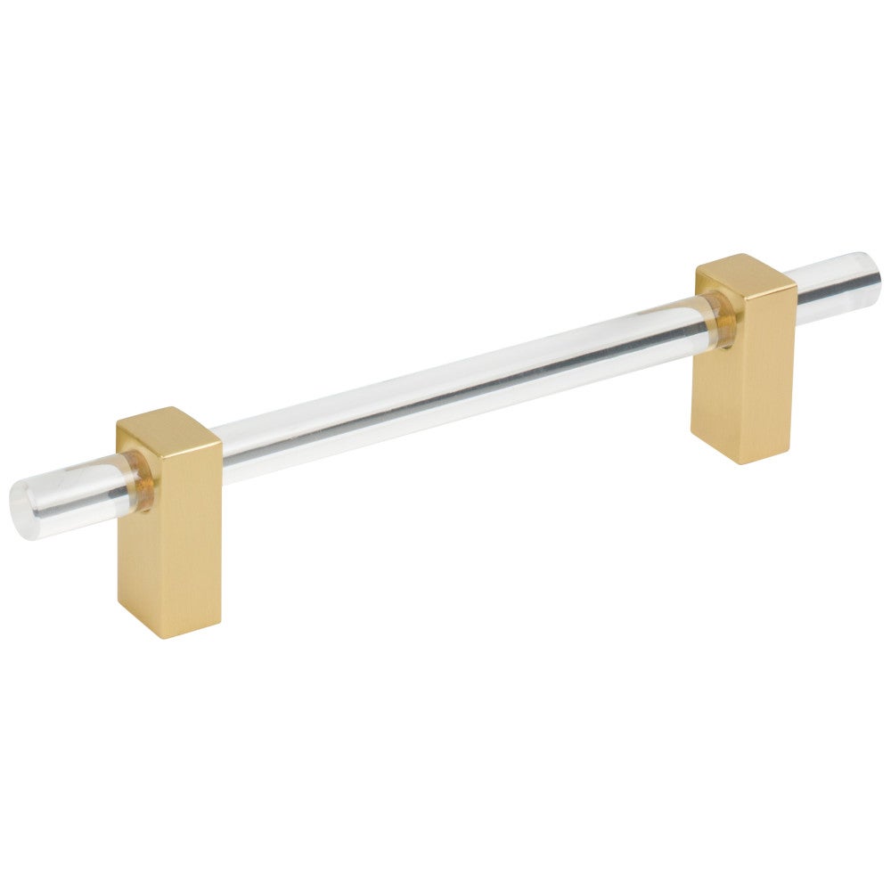 128 mm Center-to-Center Brushed Gold Spencer Cabinet Bar Pull