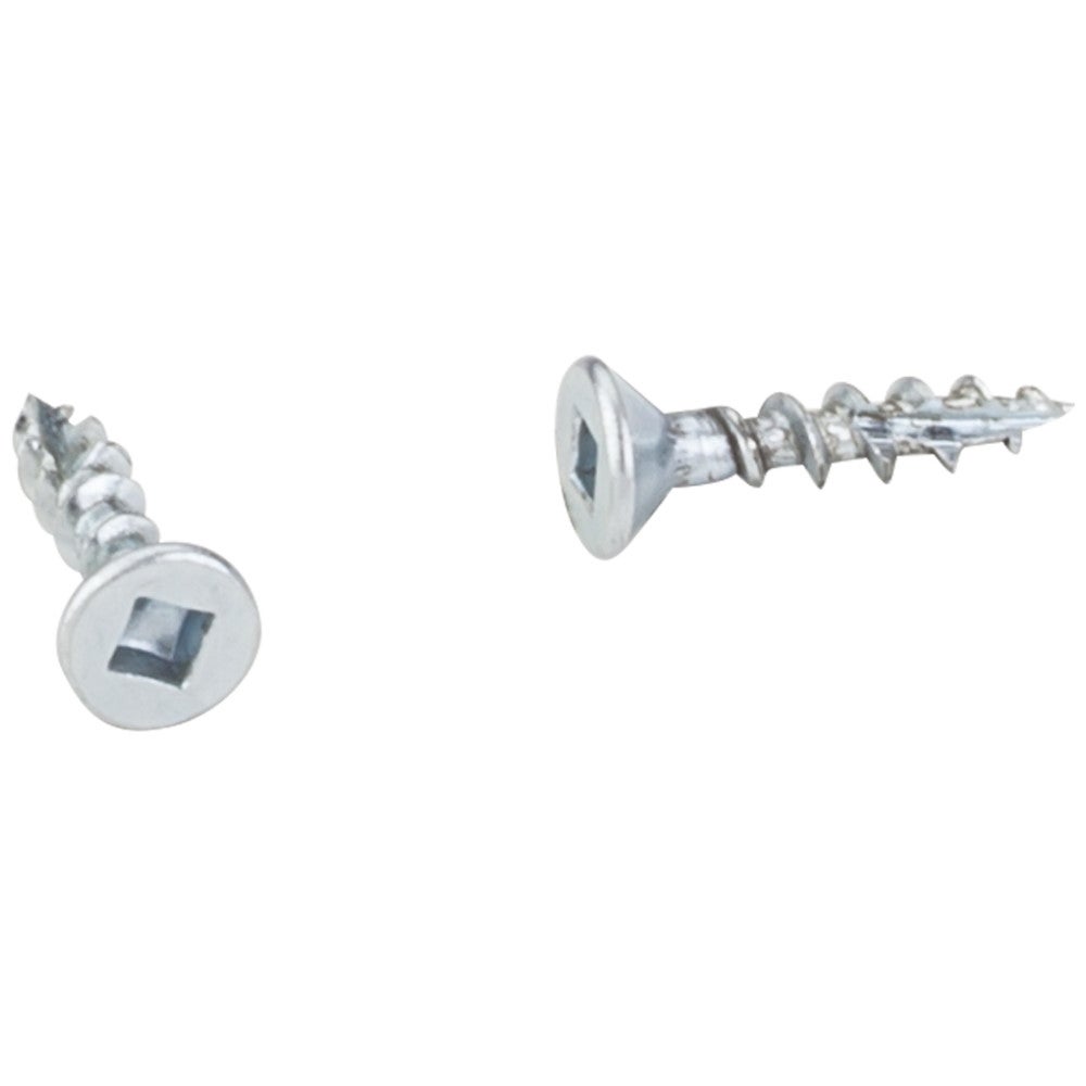 #5 x 5/8" Zinc Plated Square Drive Type 17 Coarse Thread Flat Head Screw Sold by the thousand with a minimum purchase of 1 full box (7,500 screws). Order 7.5 for a Box of 7,500 Screws