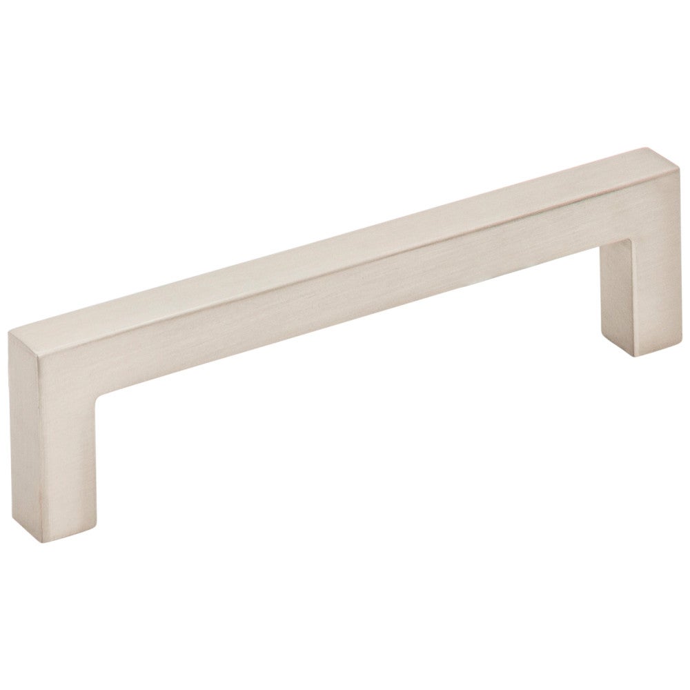 96 mm Center-to-Center Satin Nickel Square Stanton Cabinet Bar Pull