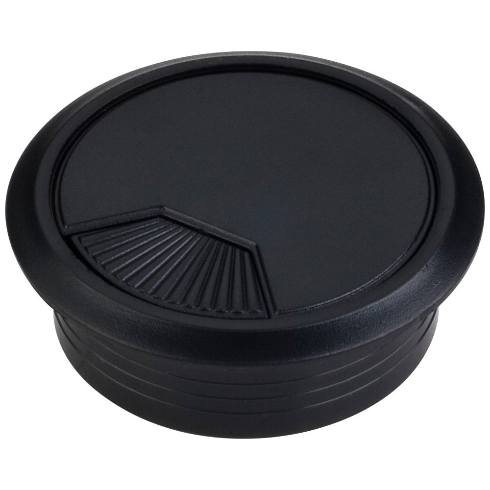 Black 3 Piece Spring Grommet for 60 mm Diameter Hole