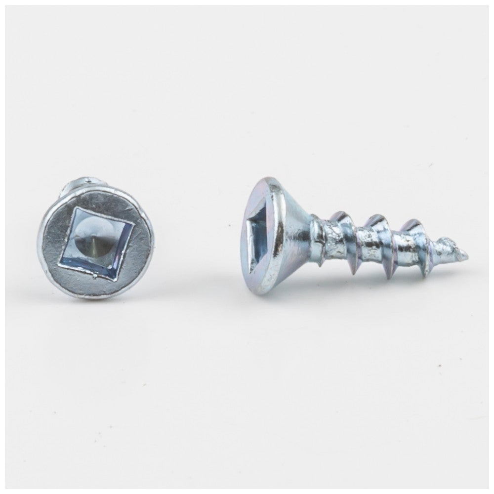 #6 x 1/2" Zinc Plated Square Drive Coarse Thread Flat Head Screw Sold by the Box. Order 6 for a Box of 6,000 Screws
