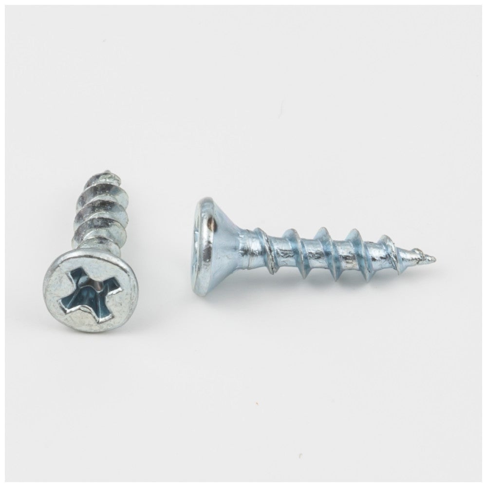 #6 x 5/8" Zinc Plated Phillips Drive Coarse Thread Flat Head Screw. Order 2 for a Box of 2,000 Screws