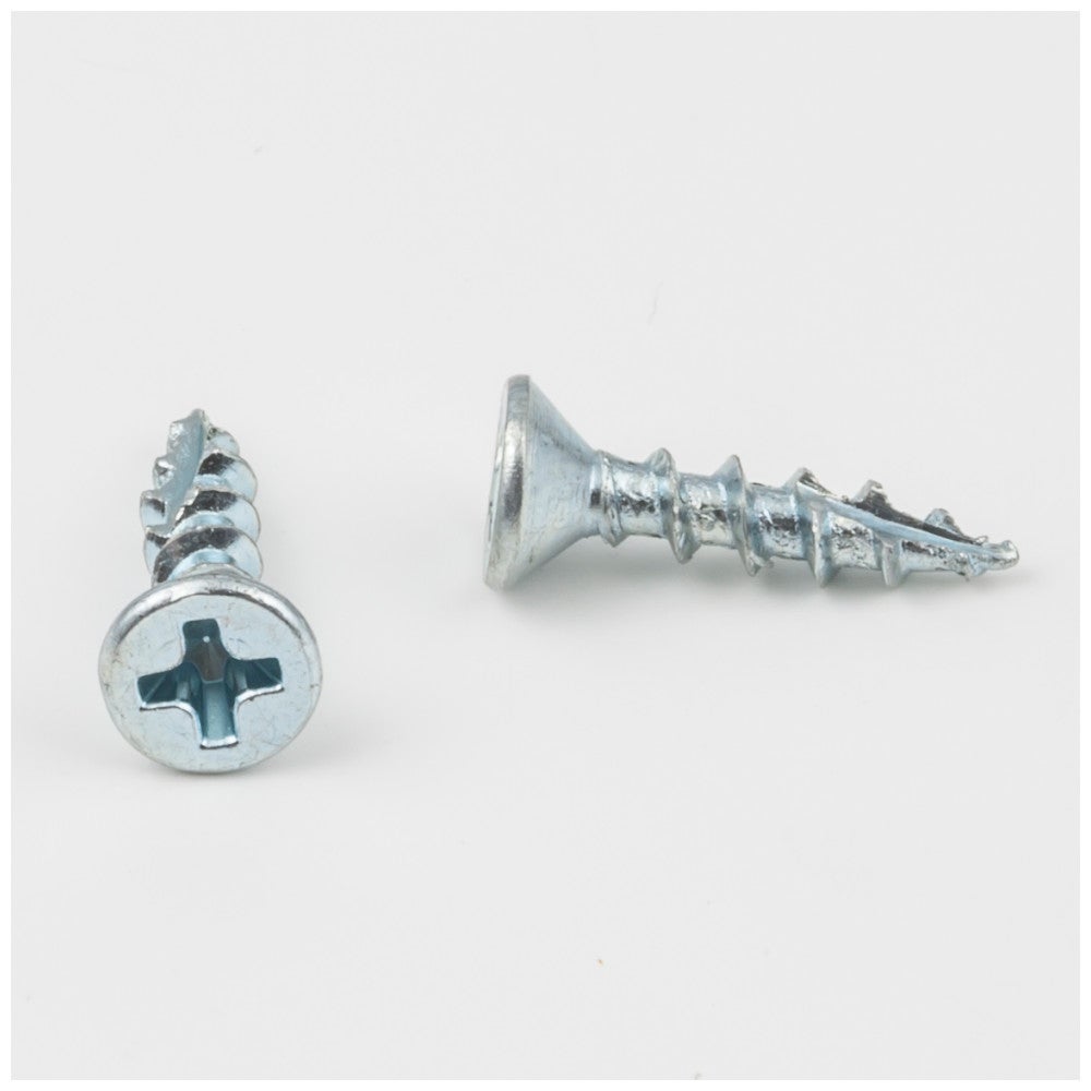 #6 x 5/8" Zinc Plated Phillips Drive Type 17 Coarse Thread Flat Head Screw. Order 25 for a Keg of 25,000 Screws