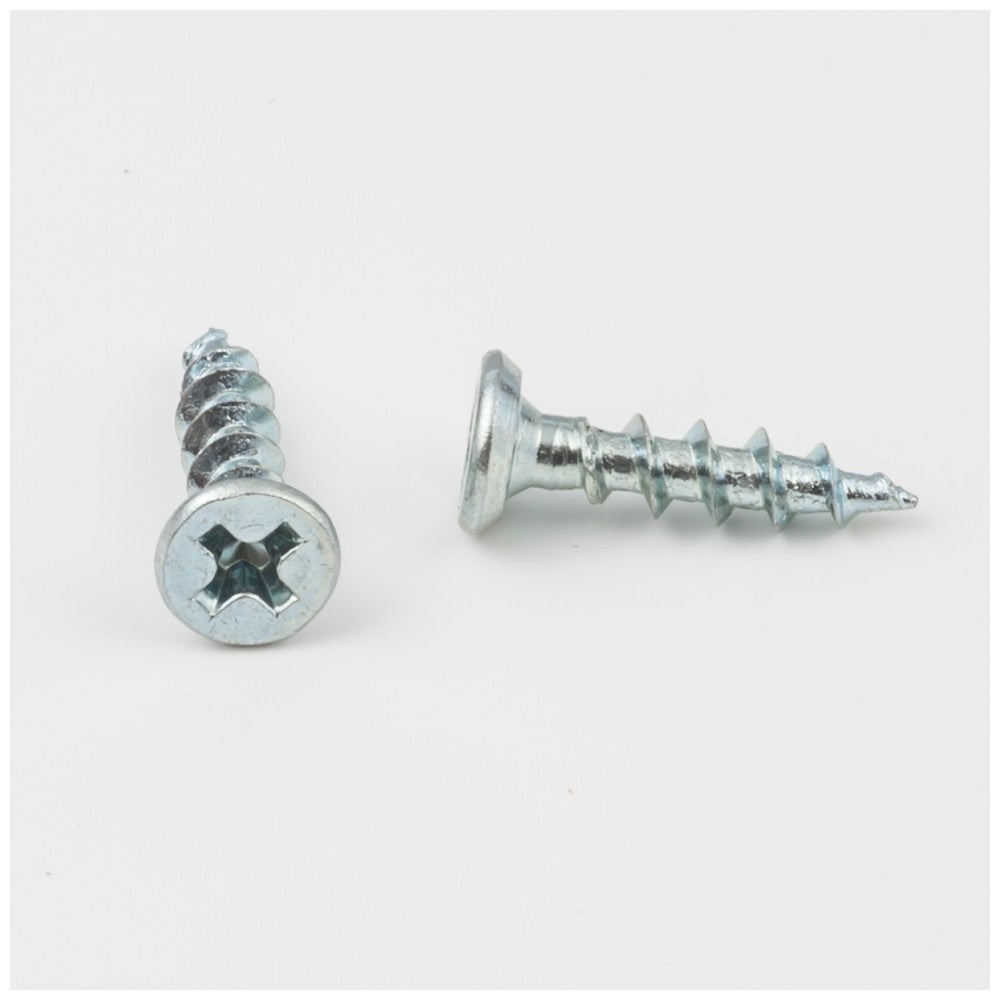 #6 x 5/8" Bright Nickel Phillips Drive Coarse Thread Flat Head Screw Sold by the Keg. Order 25 for a Keg of 25,000 Screws