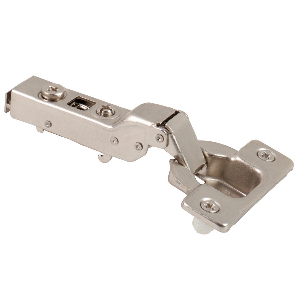 HR MAX™ 110° Heavy Duty Partial Overlay Cam Adjustable Soft-close Hinge with Press-in 8 mm Dowels