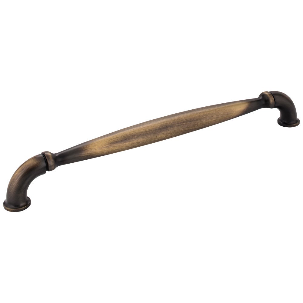 12" Center-to-Center Antique Brushed Satin Brass Chesapeake Appliance Handle