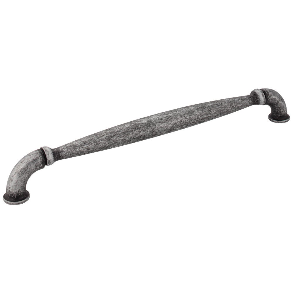 12" Center-to-Center Distressed Antique Silver Chesapeake Appliance Handle