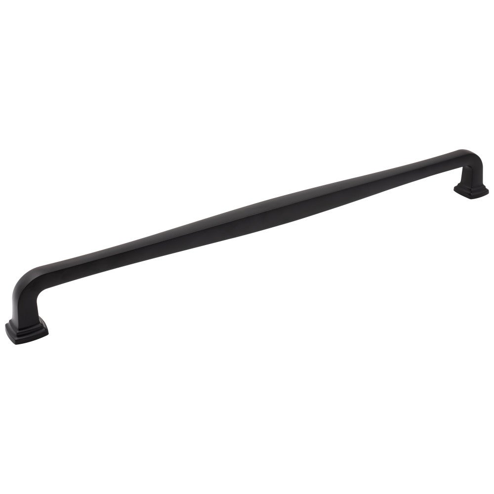 18" Center-to-Center Matte Black Fontana Appliance Handle