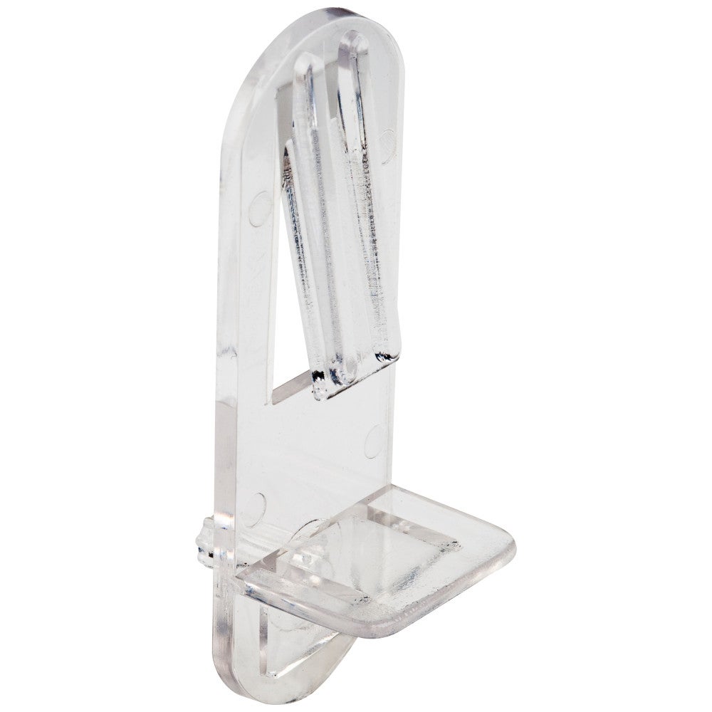 Clear 1/4" Pin Shelf Lock For 5/8" Shelf - Priced and Sold by the Thousand - MOQ 1.75
