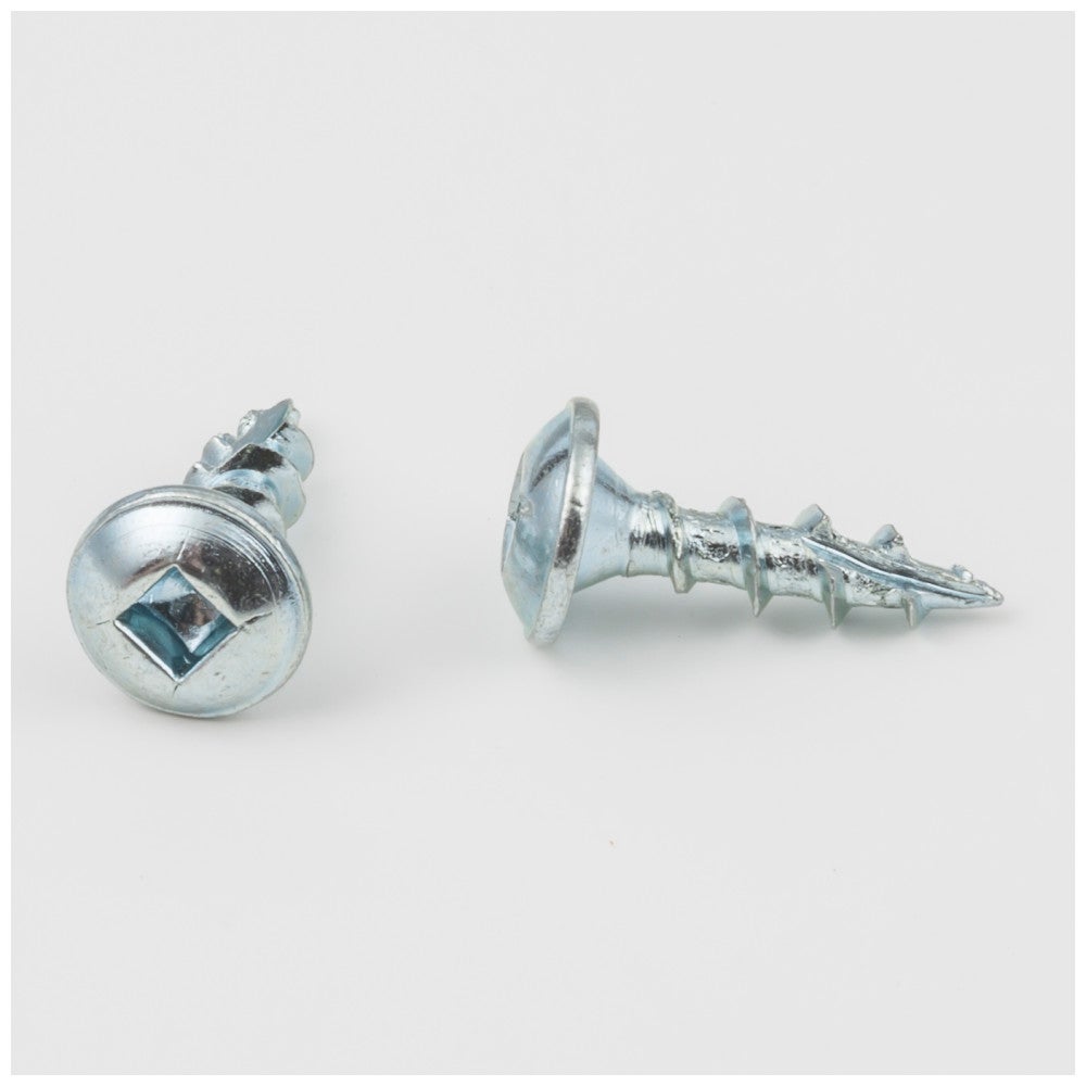 #8 x 5/8" Zinc Plated Type 17 Square/Phillips Drive Coarse Thread Pan Washer Head Screw Sold by the Box. Order 3.5 for box of 3,500 screws.