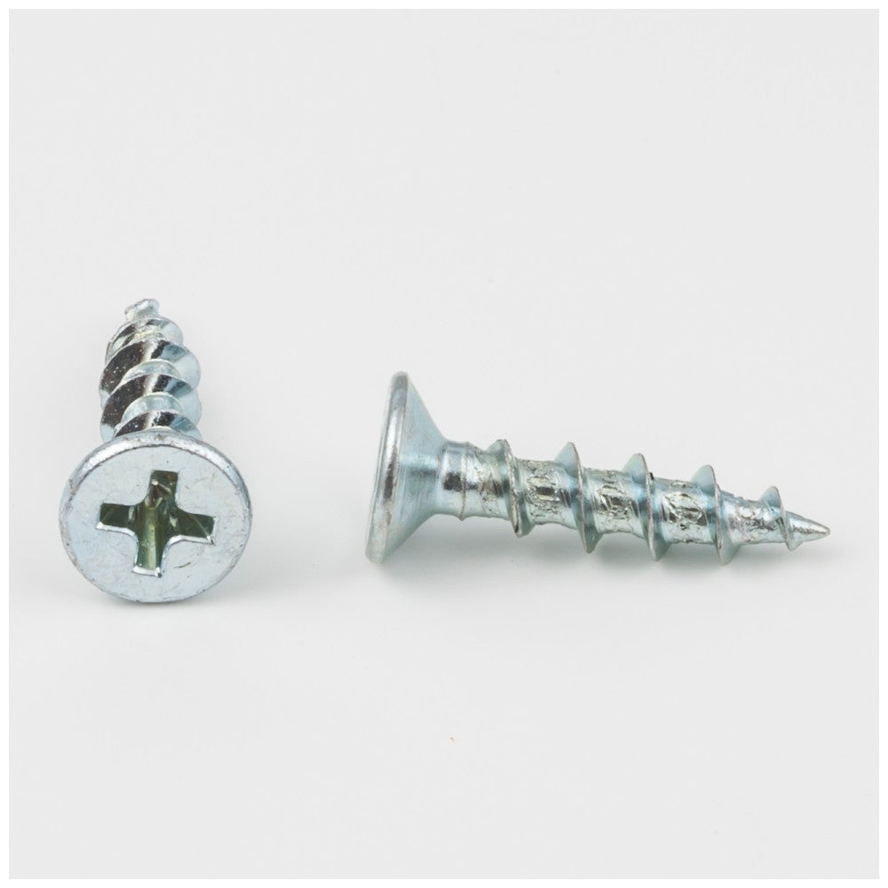 #8 x 3/4" Zinc Plated Phillips Drive Type 17 Coarse Thread Flat Head Screw Sold by the Keg. Order 12 for a Keg of 12,000 Screws