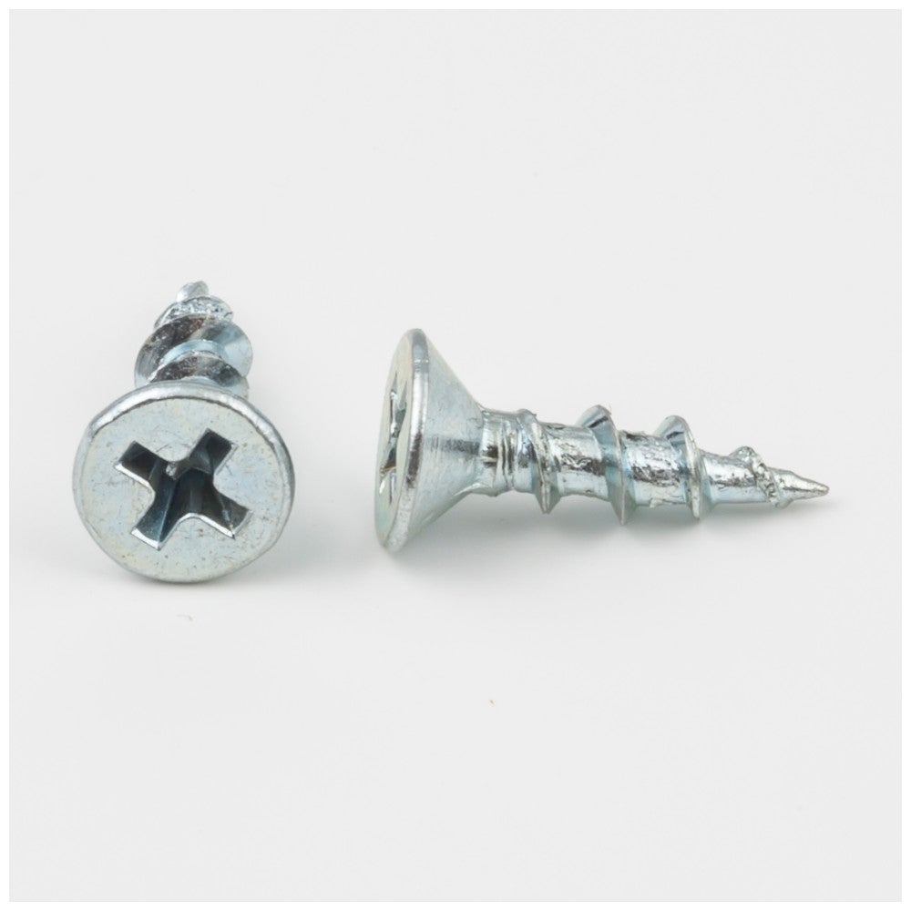 #8 x 5/8" Zinc Plated Phillips Drive Coarse Thread Flat Head Screw Sold by the Keg. Order 15 for a Keg of 15,000 Screws