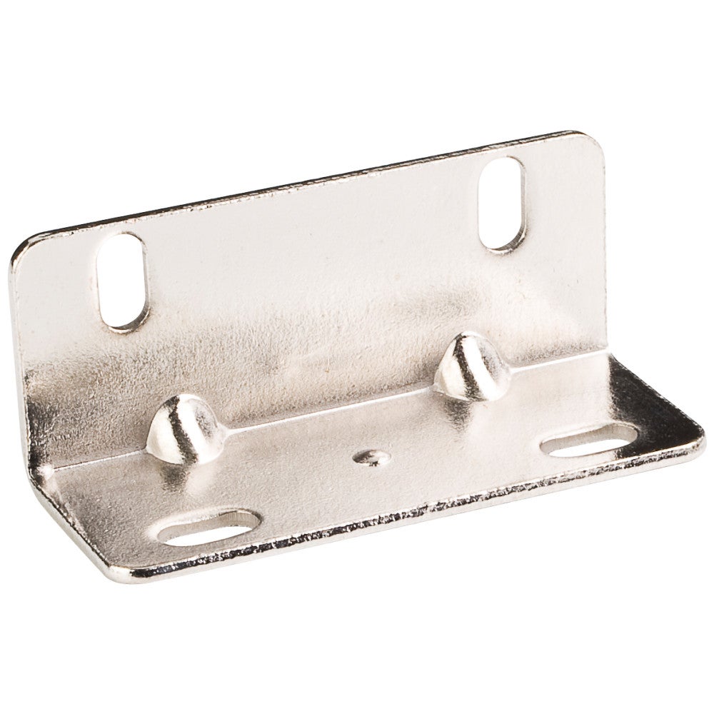 3/4" x 3/4" x 2" Bright Nickel Universal Angle Bracket