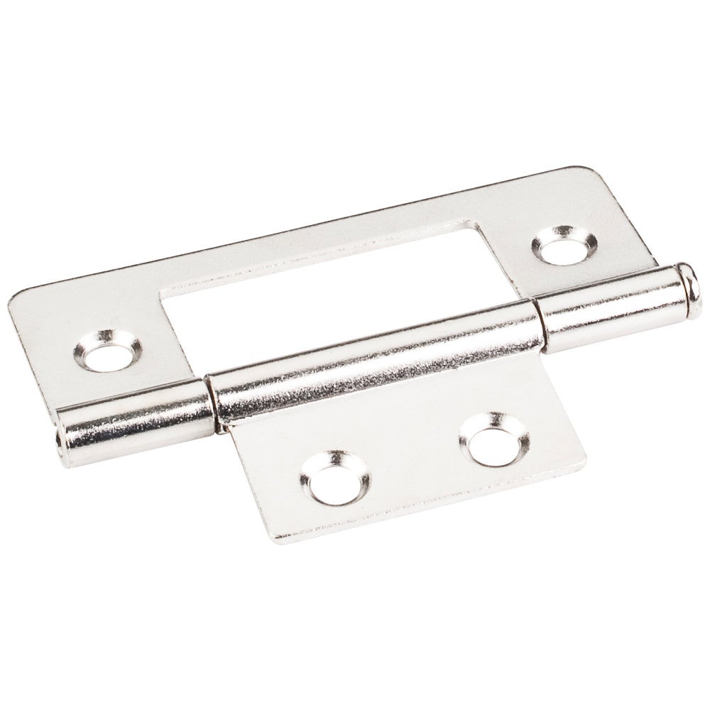 Bright Nickel 3" Loose Pin Non-Mortise Hinge 4 Hole