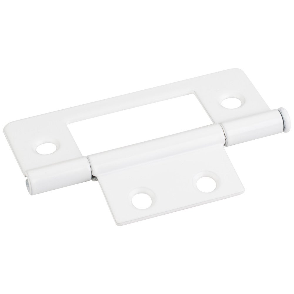Bright White 3" Loose Pin Non-Mortise Hinge 4 Hole
