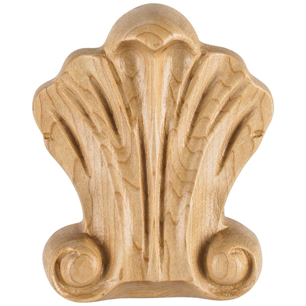 3-1/4" W x 3/4" D x 3-3/4" H Shell Appliqué