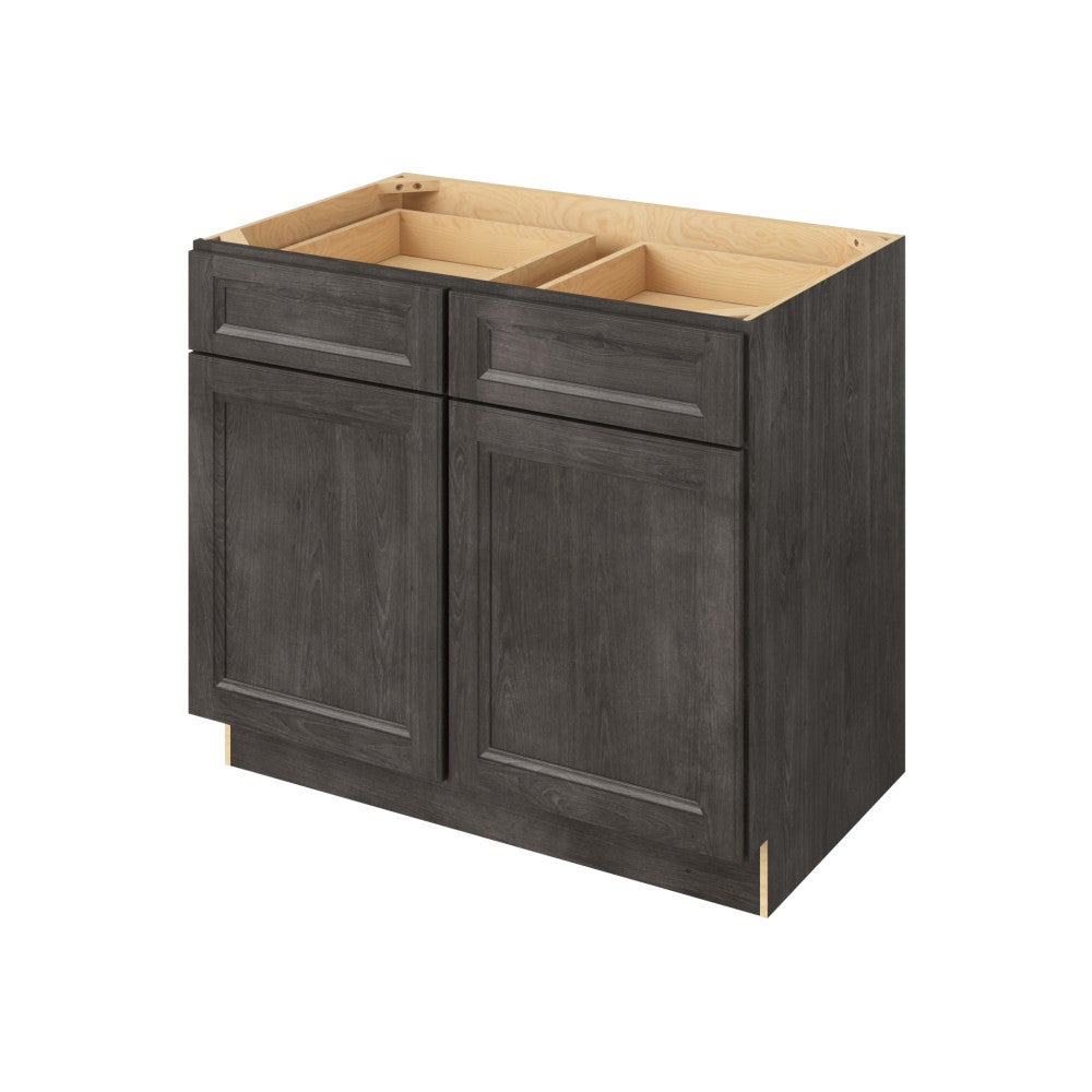 39" Base Cabinet, 2 Doors-2 Drawers, 1 Shelf