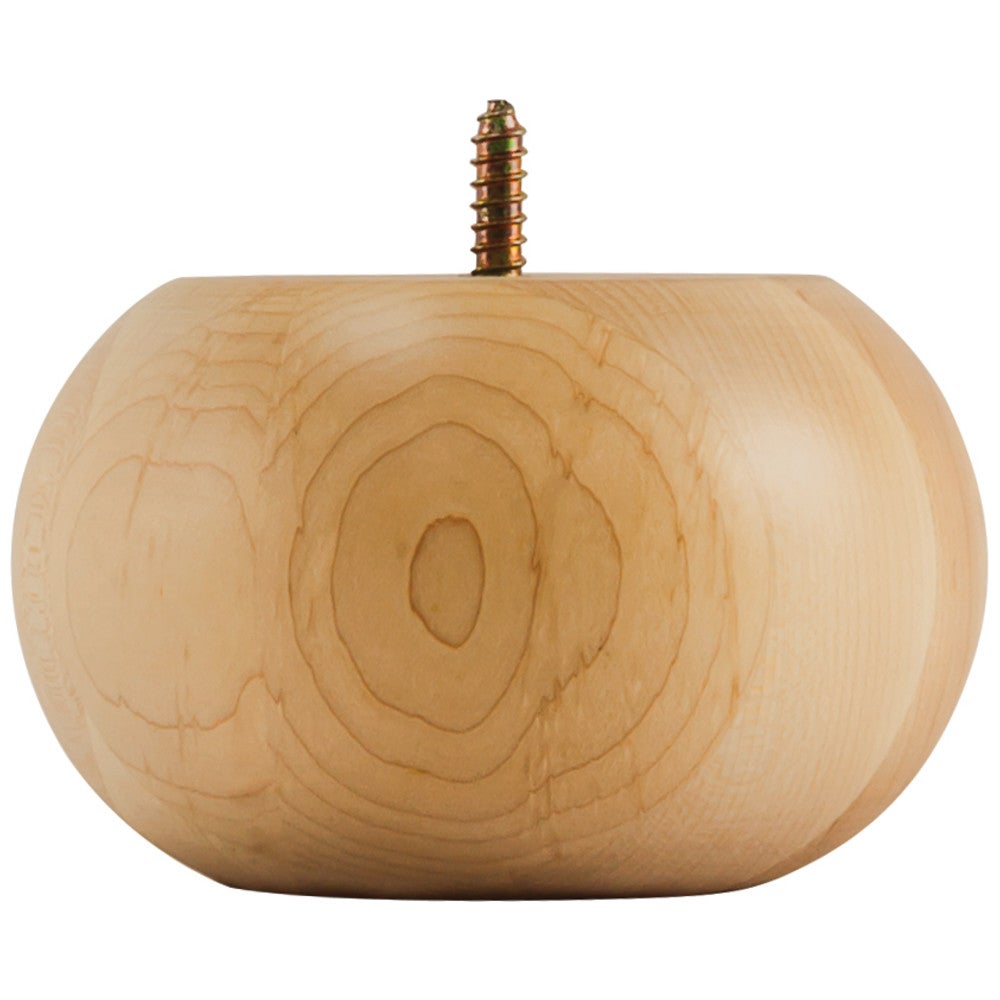 5" W x 5" D x 3" H Smooth Transitional Bun Foot