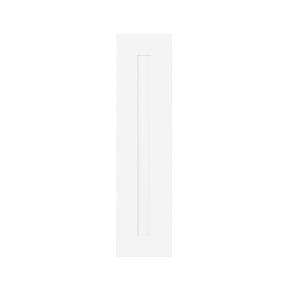 8-17/32" W x 29-9/32" H x 3/4" D Catalina Base Door No Bore - Polar White