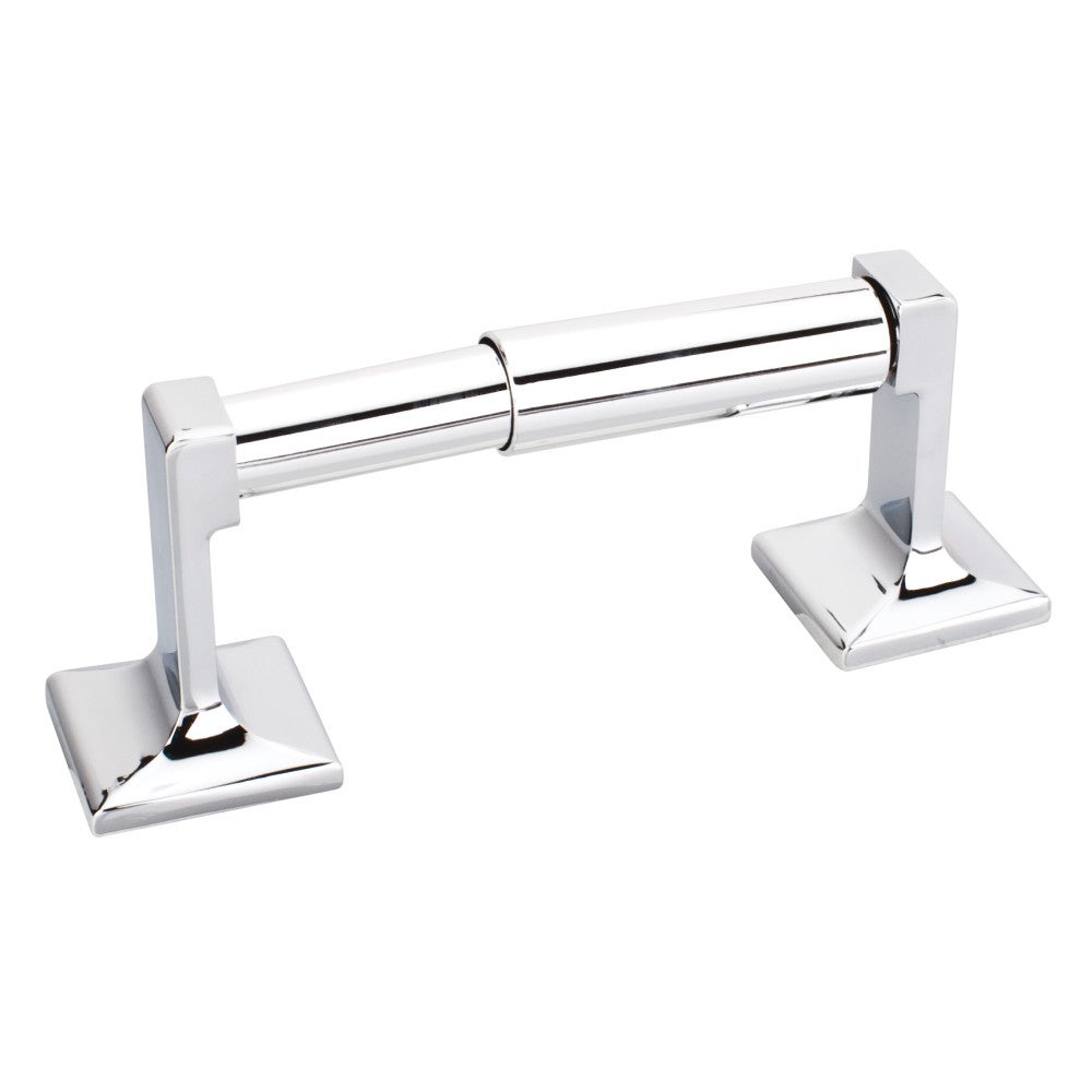 Bridgeport Polished Chrome Spring-Loaded Paper Holder - Contractor Packed