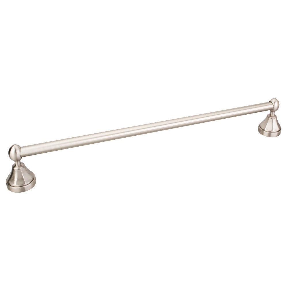 Newbury Satin Nickel 18" Single Towel Bar - Retail Packaged