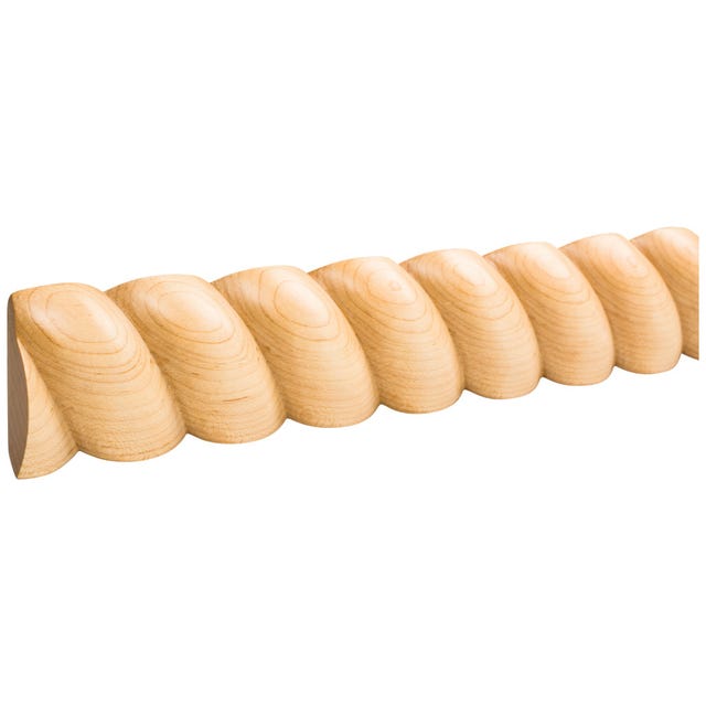7/8" D x 2-11/16" H Rope Corner Moulding