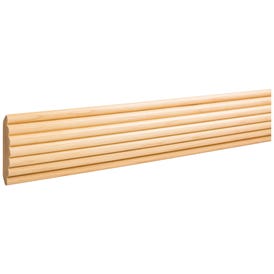 3/4" D x 2-5/8" Reed Corner Moulding