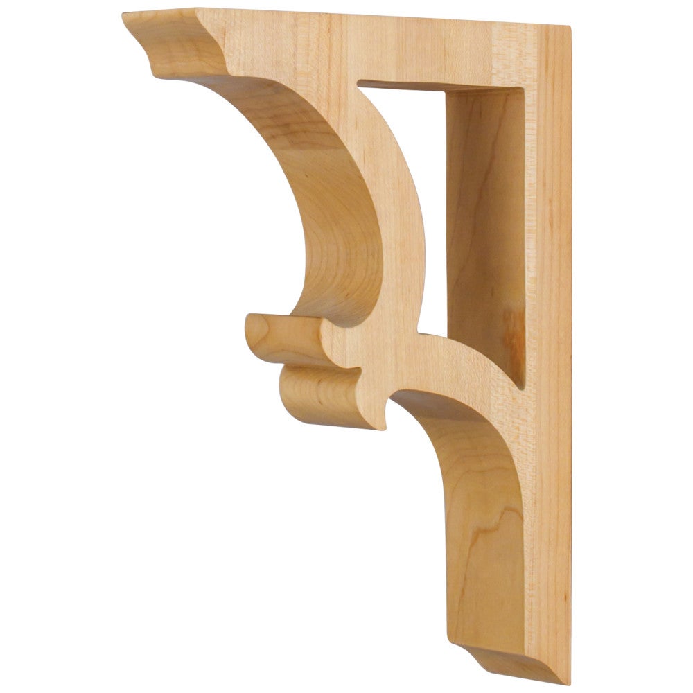1-7/8" W x 7-1/2" D x 10-1/2" H Pierced Arts & Crafts Corbel