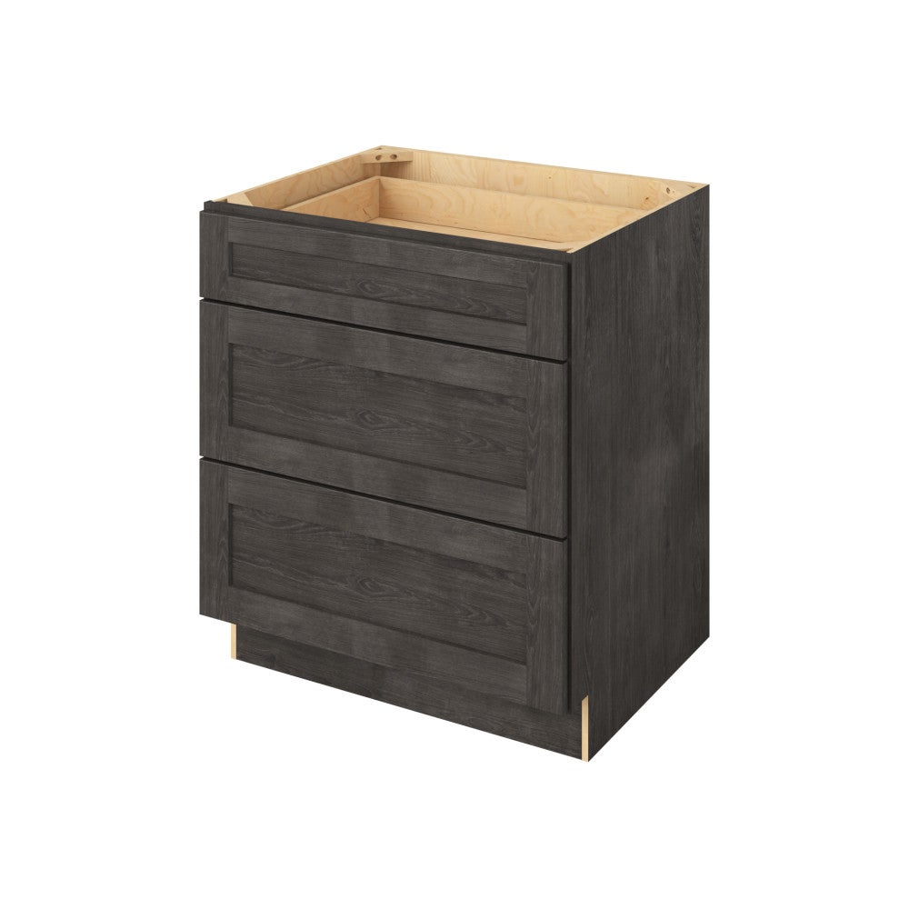 30" Three Drawer Base