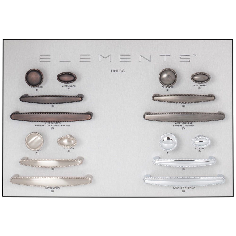 Lindos Designer Grey Display Board