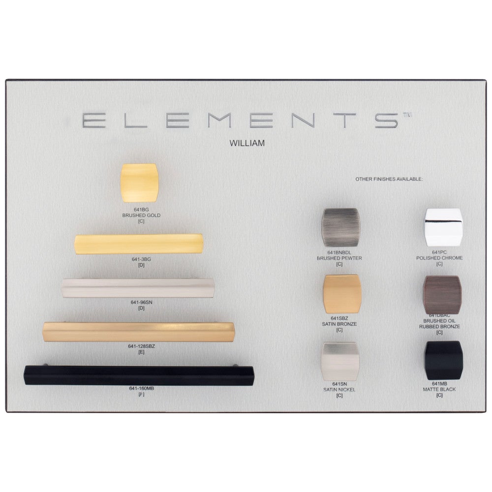William Designer Grey Display Board