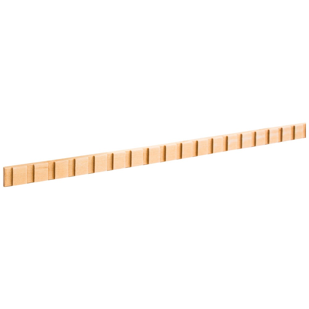 1/4" D x 5/8" H Dentil Moulding