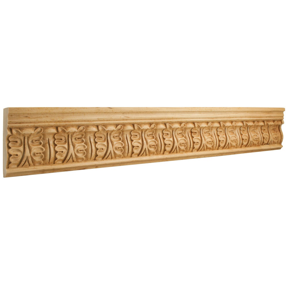 1" D x 3-3/4" H Acanthus Hand Carved Moulding