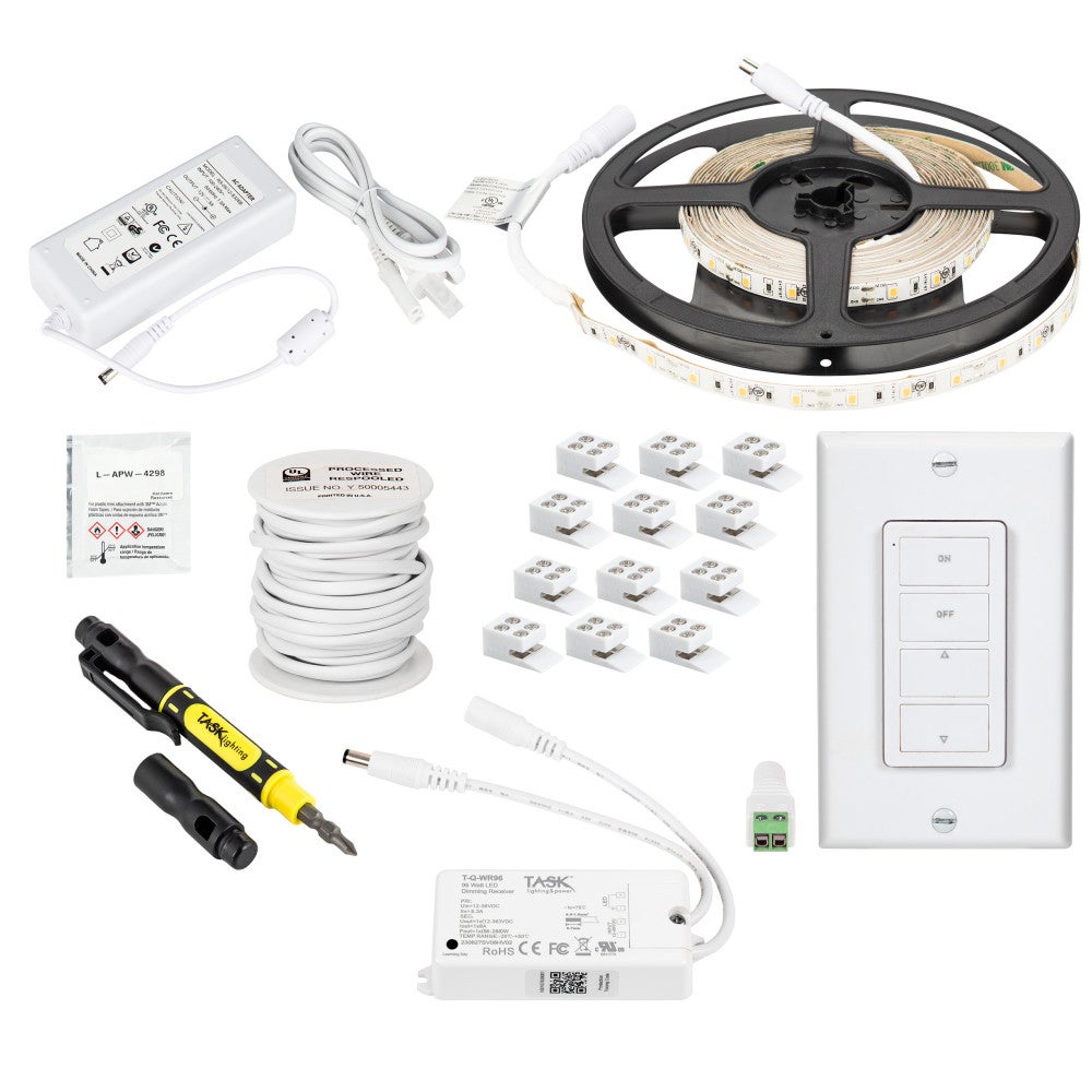 16 Ft. 120 Lumens/Ft.. 12-volt Accent Output Uno Wireless Controller Tape Light Kit, 1 Zone 1 Area
